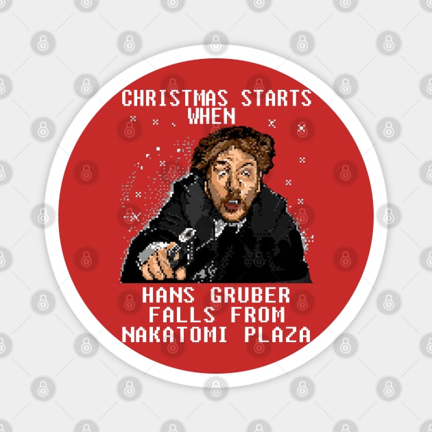 Christmas Starts When - Die Hard Magnet by Jusstea